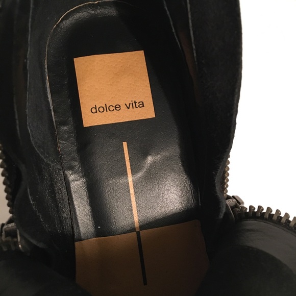 Dolce Vita genuine leather boots with zippers - Picture 12 of 14